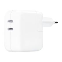 35W Dual USB-C Port Power Adapter -verkkosovitin, valkoinen