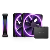 F120 RGB Duo - Triple Pack, 120mm PWM-laitetuuletinsarja + kontrolleri, musta