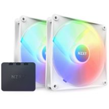 F140 RGB Core - Twin Pack, 140mm PWM-laitetuuletinsarja + RGB-kontrolleri, valkoinen