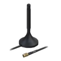 WiFi Magnetic RP-SMA -antenni, musta
