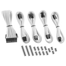 Classic ModMesh Cable Extension Kit - 8+6 Series -jatkokaapelisarja, valkoinen/musta