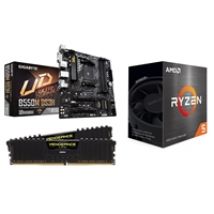 B550M DS3H + Ryzen 5 5500 + 16GB DDR4 3200MHz -tuotepaketti