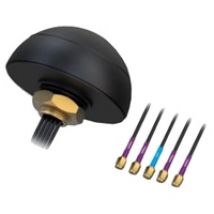 Combo Quad MiMo LTE/GNSS Roof SMA -antenni, musta
