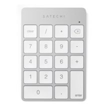 Aluminum Slim Rechargeable Bluetooth Keypad, langaton numeronäppäimistö, hopea