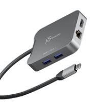 4K60 Elite USB-C Travel 5-in1 -telakka, hopea