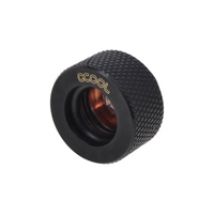 HT 13mm putkiliitin, G1/4, koville putkille, musta