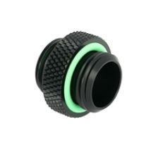 Adapteri, suora, G1/4" uros-> G1/4" uros, 5mm, musta