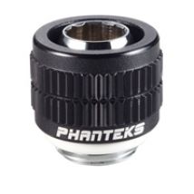 13/10mm Soft Tube Fitting -ruuviliitin, G1/4, musta