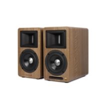 Airpulse A80 -hyllykaiuttimet, Bluetooth 5.0, pähkinäpuu