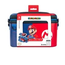 Pull-N-Go Case - MARIO, kuljetuslaukku Nintendo Switchille, sininen / punainen