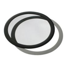 Dust Filter 140mm, pyöreä, musta