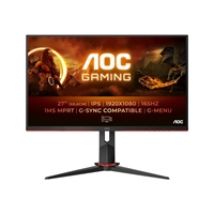 27" 27G2SPU/BK, 165Hz Full HD -pelimonitori, musta/punainen