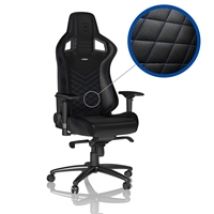 EPIC Gaming Chair, keinonahkaverhoiltu pelituoli, musta/sininen