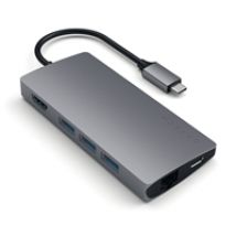 USB-C Multi-Port Adapter 4K V2 -porttitoistin, Space Gray