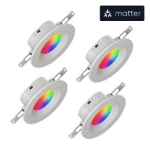 Matter 3" Downlight -älyvalaisinsarja, 4 kpl