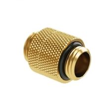 Adapteri, suora, G1/4" uros-> G1/4" uros, 14mm, kulta