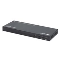 HDMI Multiviewer kytkin, 4-porttinen, 4K30Hz, musta