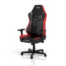 X1000 Gaming Chair - Transformers Autobots Edition, keinonahkaverhoiltu pelituoli, musta/punainen