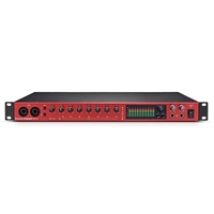 Clarett+ 8Pre, 18-in, 20-out ulkoinen USB-äänikortti/Audio Interface, musta/punainen