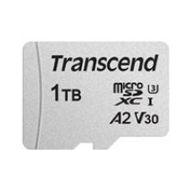512GB 300S, microSDXC -muistikortti, UHS-I V30 A1, 95/40 MB/s, SD-adapterilla