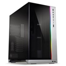 O11 Dynamic XL | ROG Certified, ikkunallinen E-ATX -kotelo, hopea