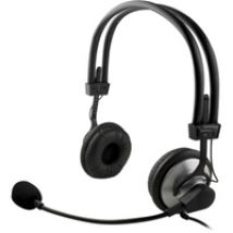 Avoin headset, mikrofoni & äänensäätö, 2,2m, musta