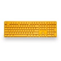 One 3 Yellow, mekaaninen näppäimistö, Cherry MX Clear, keltainen