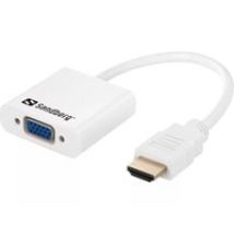 HDMI -> VGA -adapteri, valkoinen