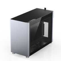 i100 Pro, ikkunallinen Mini-ITX -kotelo, hopea