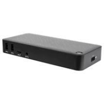 USB-C DP Alt Mode 2x DisplayPort + 1x HDMI -telakointiasema, 85W PD, musta
