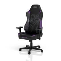 X1000 Gaming Chair - Transformers Decepticons Edition, keinonahkaverhoiltu pelituoli, musta/violetti