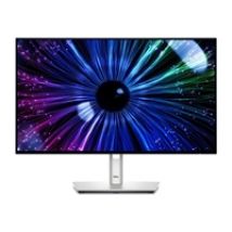 23,8" UltraSharp U2424HE, 120Hz Full HD -monitori, hopea/musta
