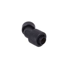 13/10mm ruuviliitin, 45° kulma, G1/4, musta