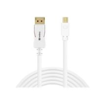 DisplayPort 1.4 -> Mini DisplayPort -näyttökaapeli, 2m, valkoinen
