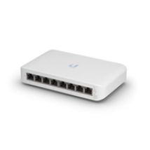 UniFi Switch Lite 8 PoE, hallittava L2 PoE+ -kytkin, valkoinen