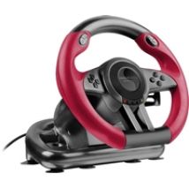 TRAILBLAZER Racing Wheel -rattiohjain + polkimet, musta/punainen