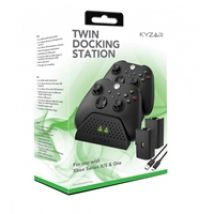 Kyzar Twin Docking Station, musta