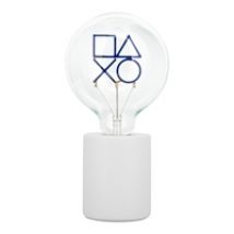 LED Neon Bulb -koristelamppu jalustalla- PLAYSTATION