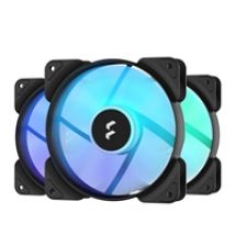 Aspect 12 RGB PWM Black Frame 3-Pack, 120mm PWM-laitetuuletinsarja, musta/valkoinen