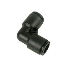 8mm plug-in liitin, kulma, 8mm, musta