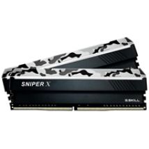 16GB (2 x 8GB) Sniper X, DDR4 3600MHz, CL19, 1.35V, musta/urban camo
