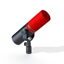 Mic Foam Windscreen - Red, mikrofonin tuulensuoja, punainen