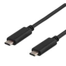 3.2 Gen1 USB-C -kaapeli, 0,25m, musta