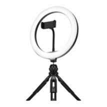 LIGHT 10, 10"/26cm Ring Light -kuvausvalo, musta