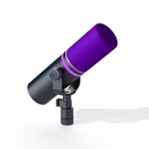 Mic Foam Windscreen - Purple, mikrofonin tuulensuoja, violetti