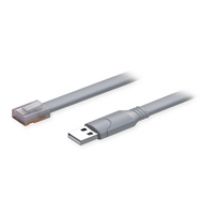 Console cable, USB-A -> RJ-45, 1,8m, harmaa