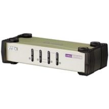 KVM-järjestelmäkytkin 1-4, OSD, VGA, USB ja PS/2