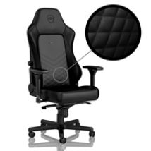 HERO Gaming Chair, keinonahkaverhoiltu pelituoli, musta