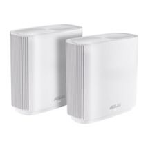 ZenWiFi AX (XT8), Tri-Band Mesh WiFi 6 -järjestelmä koko kodille, 2 kpl, valkoinen