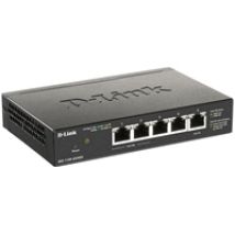 DGS-1100-05PDV2, 5-porttinen hallittu Gigabit-kytkin ja PoE Extender, musta